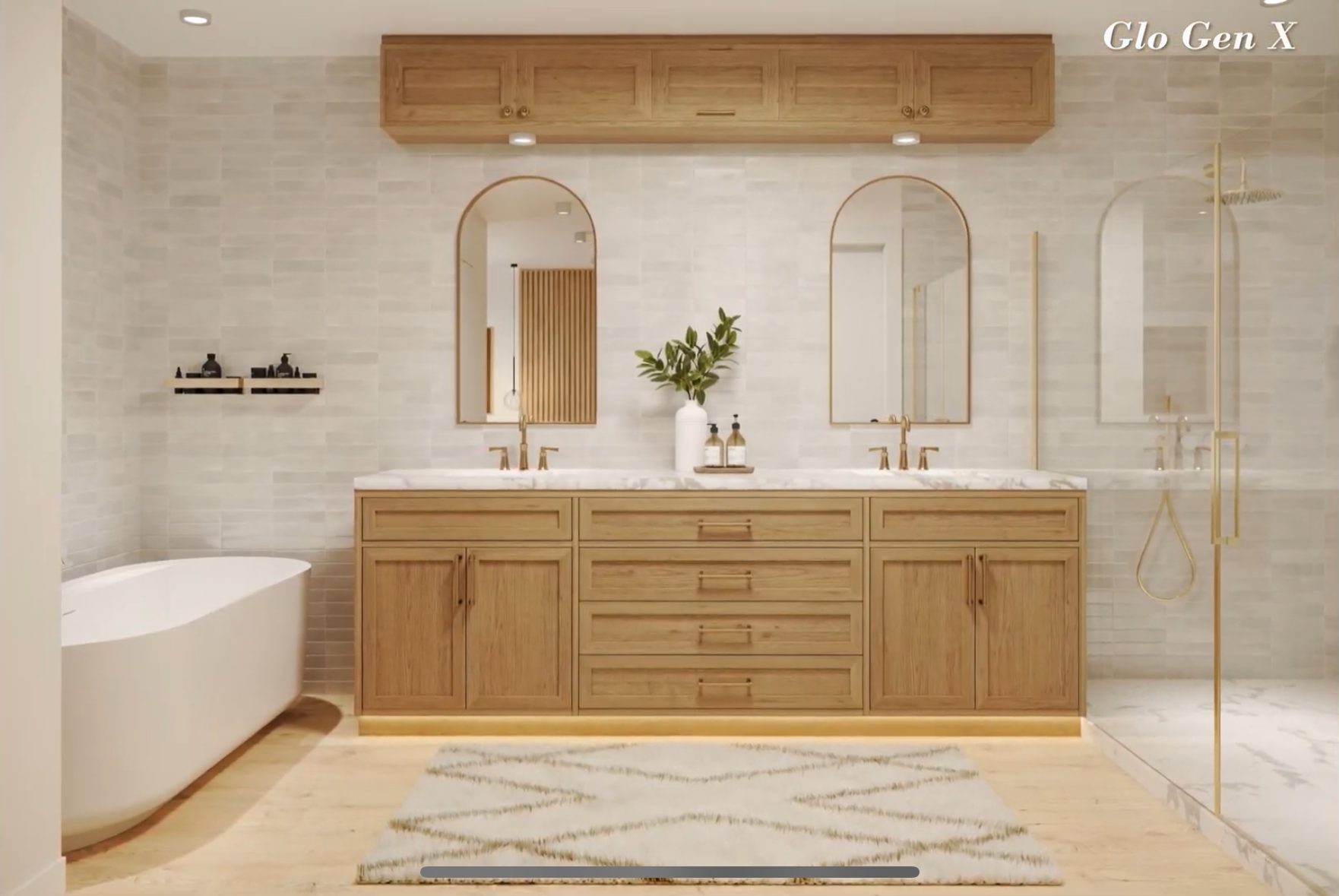 Gen X master bathroom